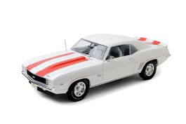 Chevrolet Camaro Z10 1969 weiss / orange 1:18 von Highway 61