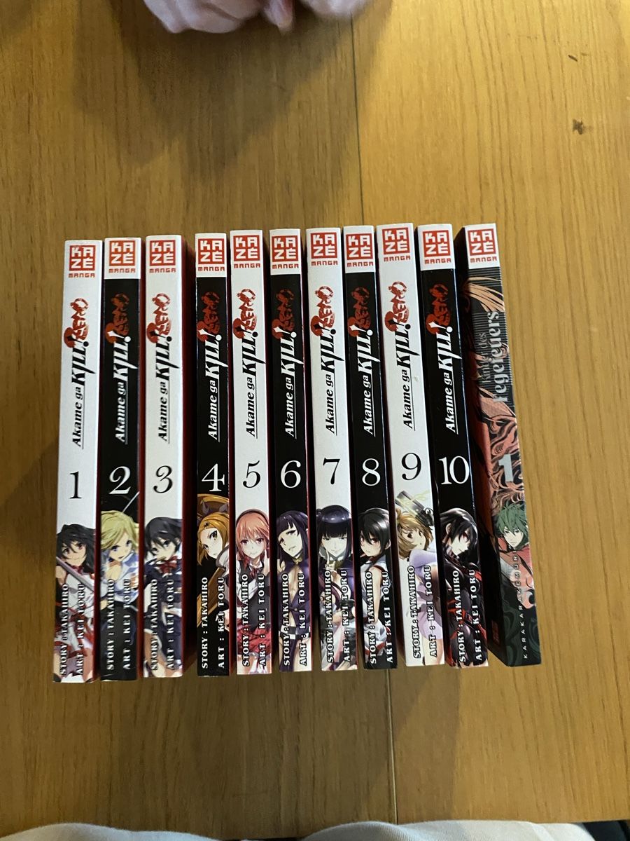 Comics: Manga Akame ga Kill Zero 1-10 komplett  – Gebraucht aus Kleindietwil von
