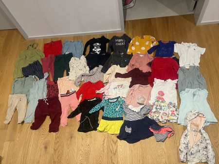 Mädchen Kinderkleidung große 74, 38-teil