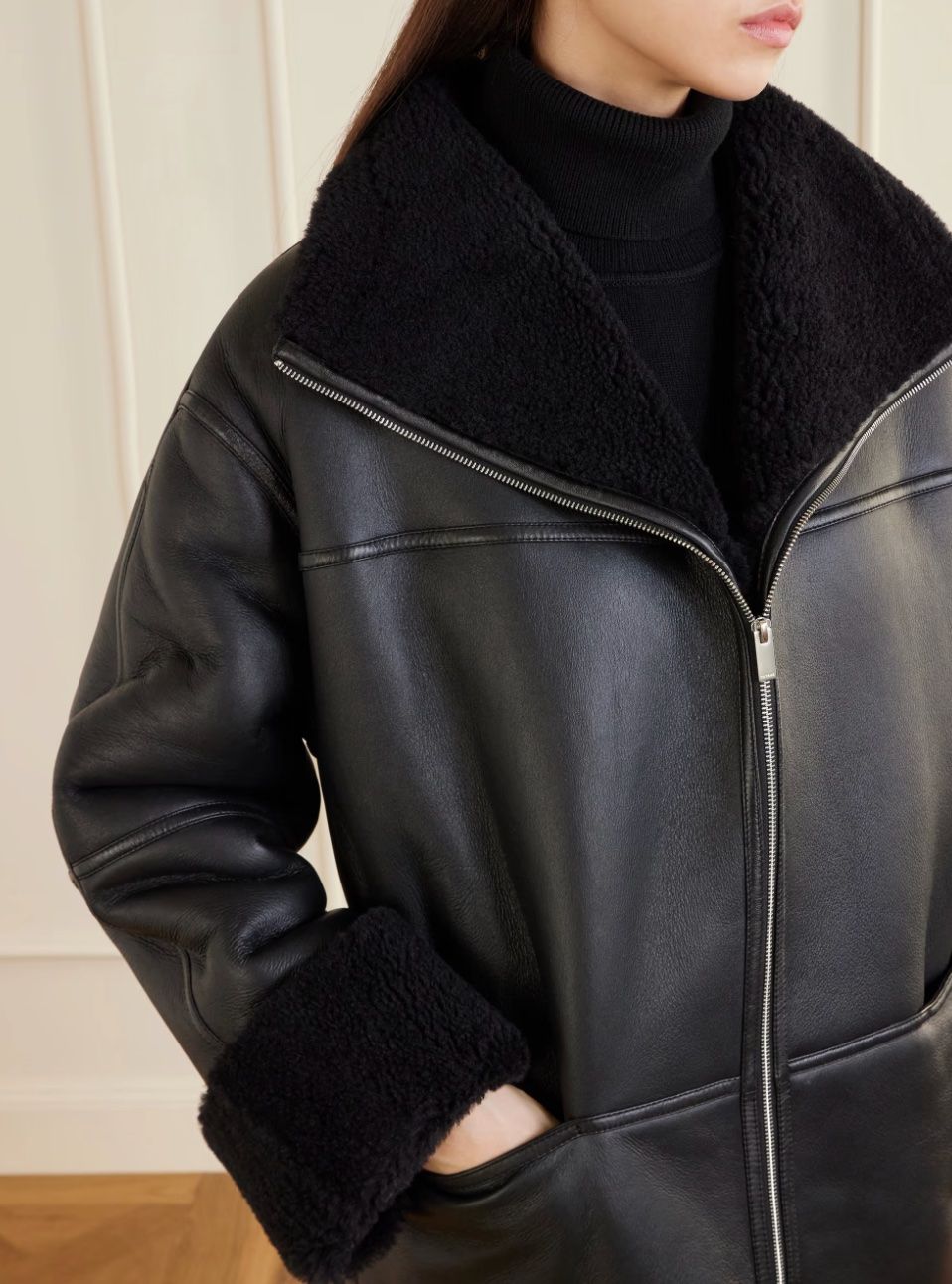 Totême Giacche: Coole TOTEME Jacke aus Shearling – Usato da Zürich venduto da fabienne1234 3