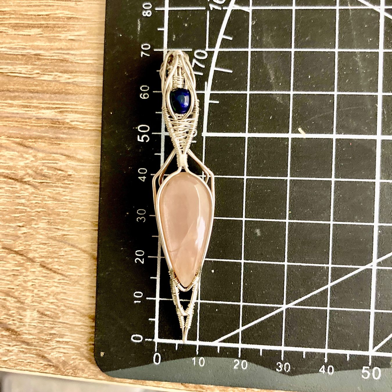 Catenine: Silberanhänger mit Pfirsich-Mondstein und Opal – Nuovo (secondo la descrizione) da Solothurn venduto da Kiki_Di 7