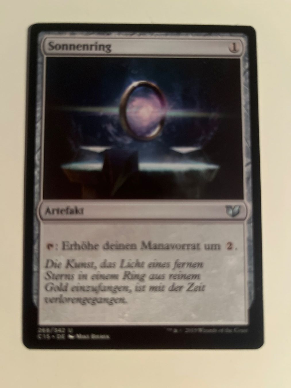 Magic The Gathering Carte collezionabili: 1 x Sonnenring - Magic: The Gathering - MtG – Usato da Kriens venduto da Shadi1980