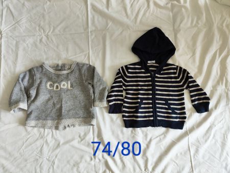 Gr. 74 / 80 zwei Pulli