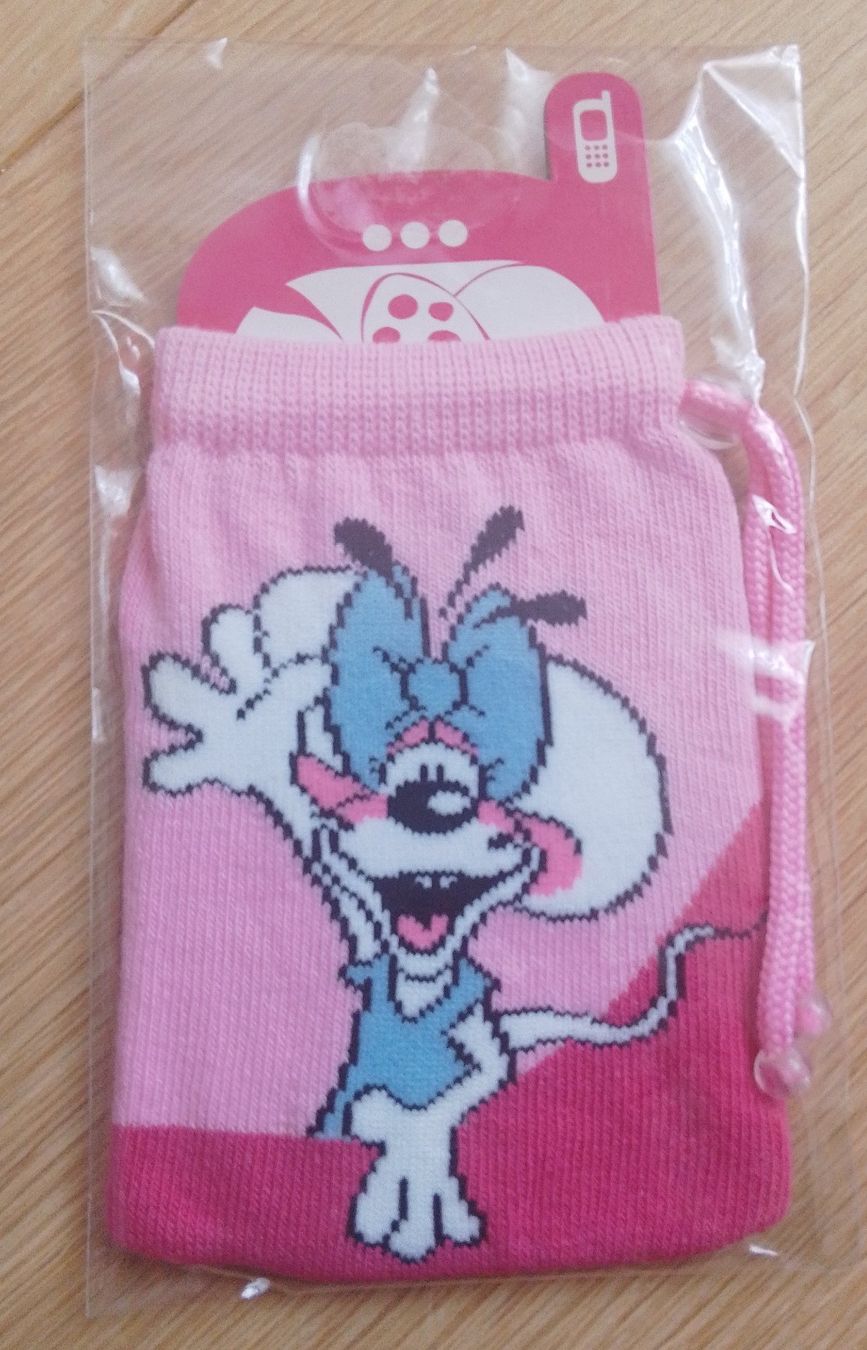 Covers & Schutzfolien: Diddl Handy Socken pink rosa 7,5 x 11cm – Gebraucht aus Wohlen AG von salamanderspielwaren