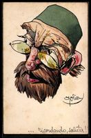 Handgemalt sign. Golia, Eugenio Colmo (1