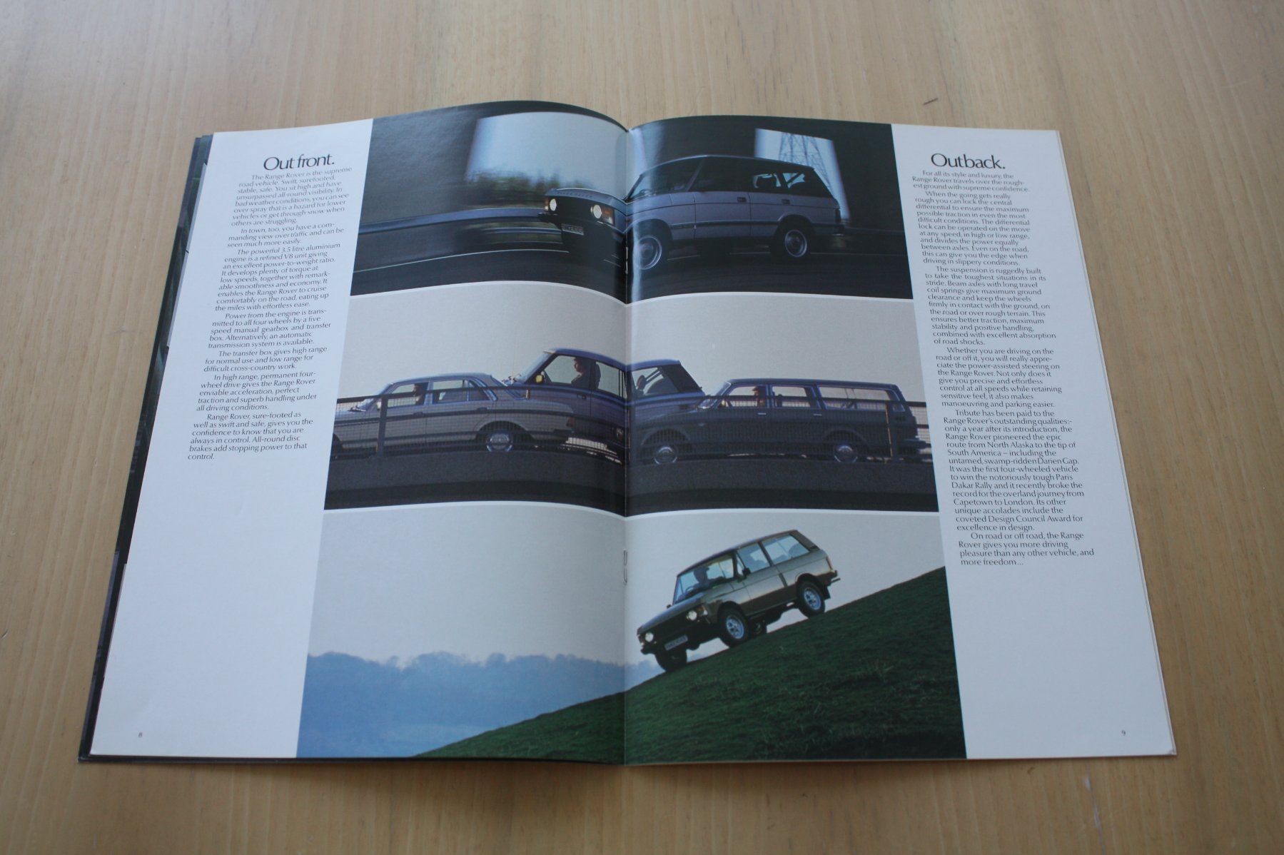 Dokumente: Range Rover Classic Broschüre Prospekt Katalog 5/1984 – Gebraucht aus Wikon von erwin400 4