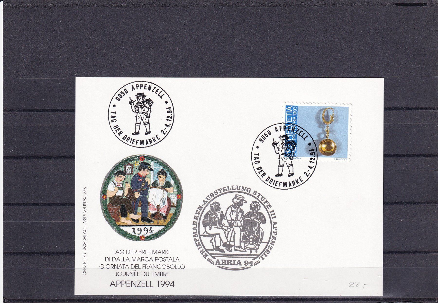 Tutti i francobolli: Tag der Briefmarke 1994 Appenzell 2.-4.12.1994 – Nuovo (secondo la descrizione) da Birsfelden venduto da chr_yq2g