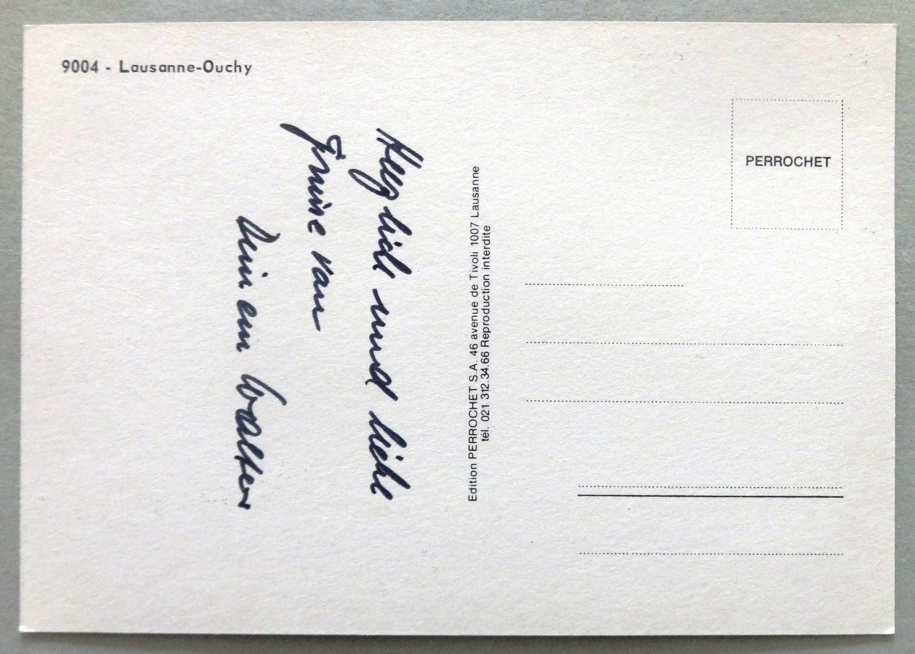 Cartes postales: Lausanne-Ouchy – D'occasion à Fétigny par Billy2miny 1