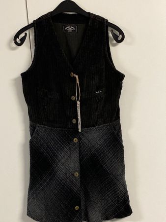 Kleid Gr. M, anthrazit/grau