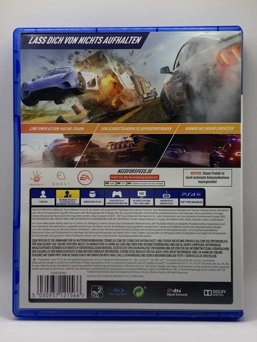 Sony Giochi: Need for Speed Payback - PS4 – Usato da Ostermundigen venduto da RG-Collector 1