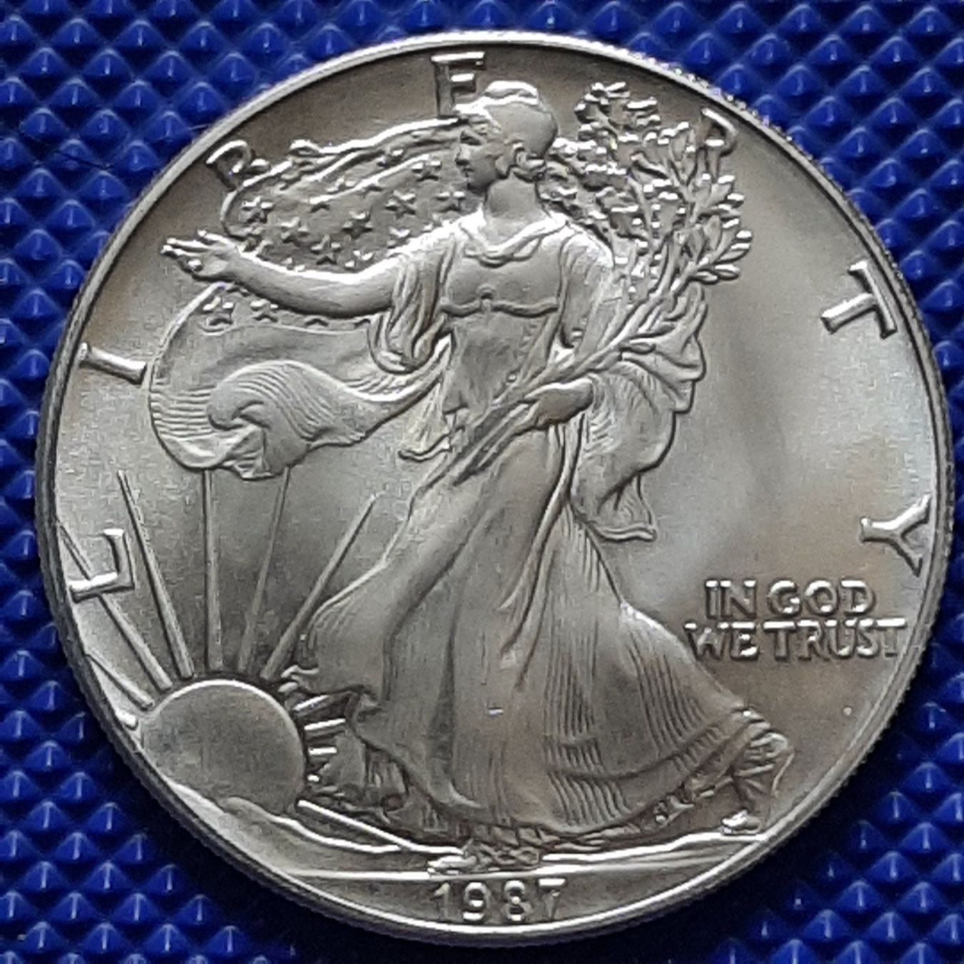 Alle Münzen: American Eagle 1987 1 oz Silver – Neu (gemäss Beschreibung) aus Carouge GE von cecob0909