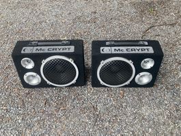 2 Mc CRYPT Lautsprecher Boxen BB 802-II, Top Zustand!