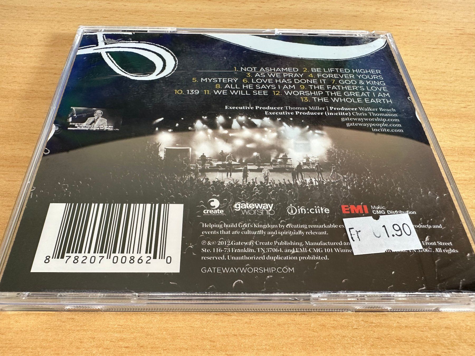 CD: Gateway Worship – Forever Yours – Usato da Rikon im Tösstal venduto da Alpenmutz 1