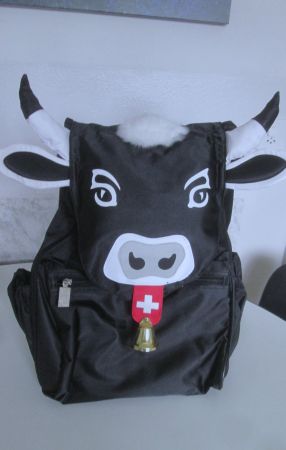 Swiss Alp-Fantasy-Rucksack aus plastifiziertem Canvas