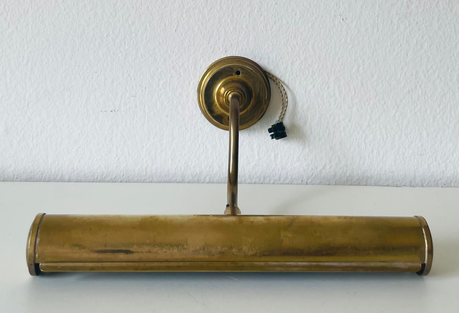Lampade: Klassische Bilderleuchte aus Messing – Usato da Basel venduto da Jcva 6
