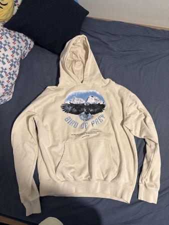 Kapuzenpullover Pegador Bird of Prey beige Grösse L neuwerti