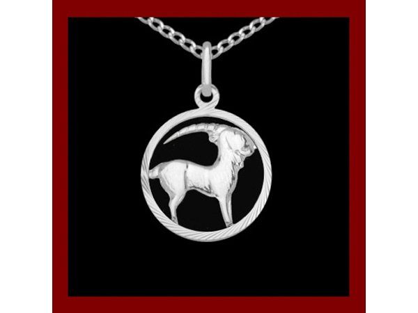 Ciondoli: Steinbock Sternzeichen-Anhänger Silber 925 – Nuovo e nell'imballaggio originale da Illnau venduto da Demoniac