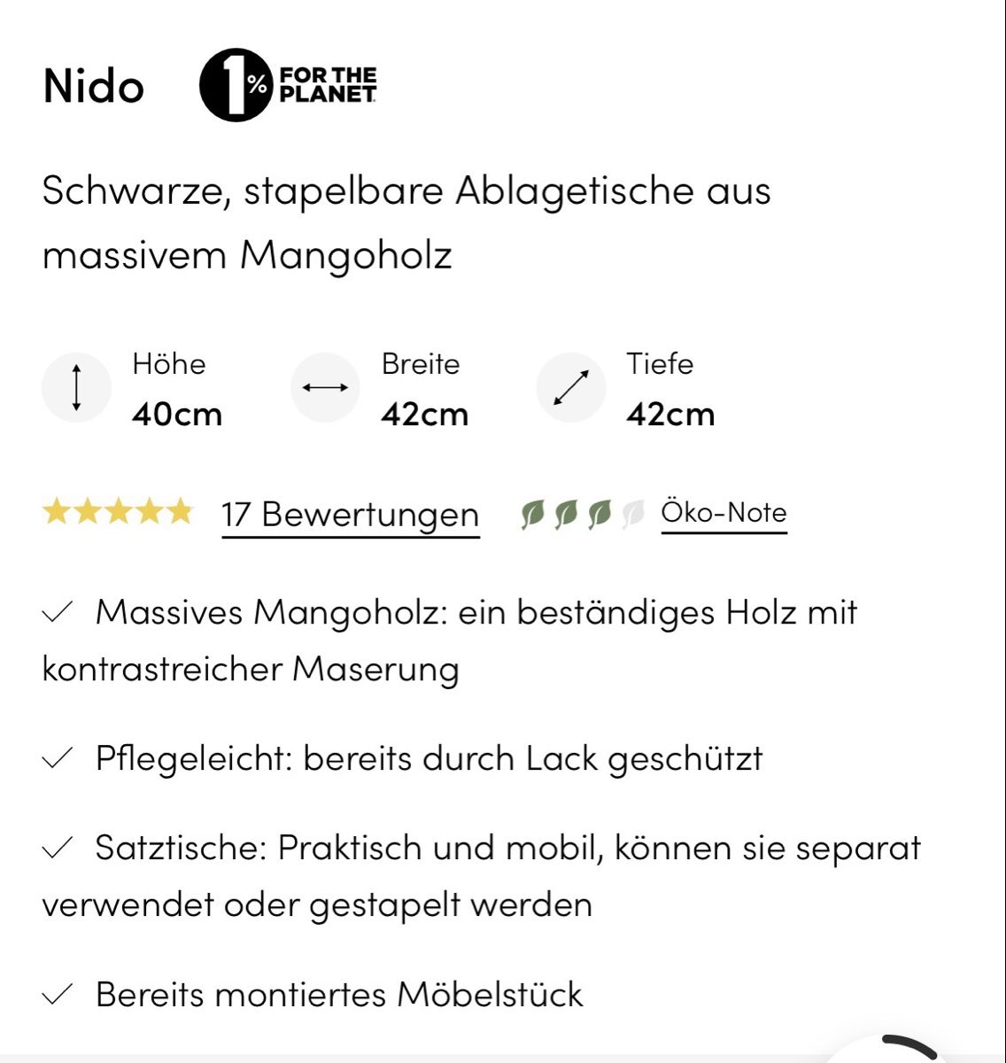 Tavoli: Couchtisch von Tikamoon – Nuovo (secondo la descrizione) da Eschenbach LU venduto da gab_bky2 5