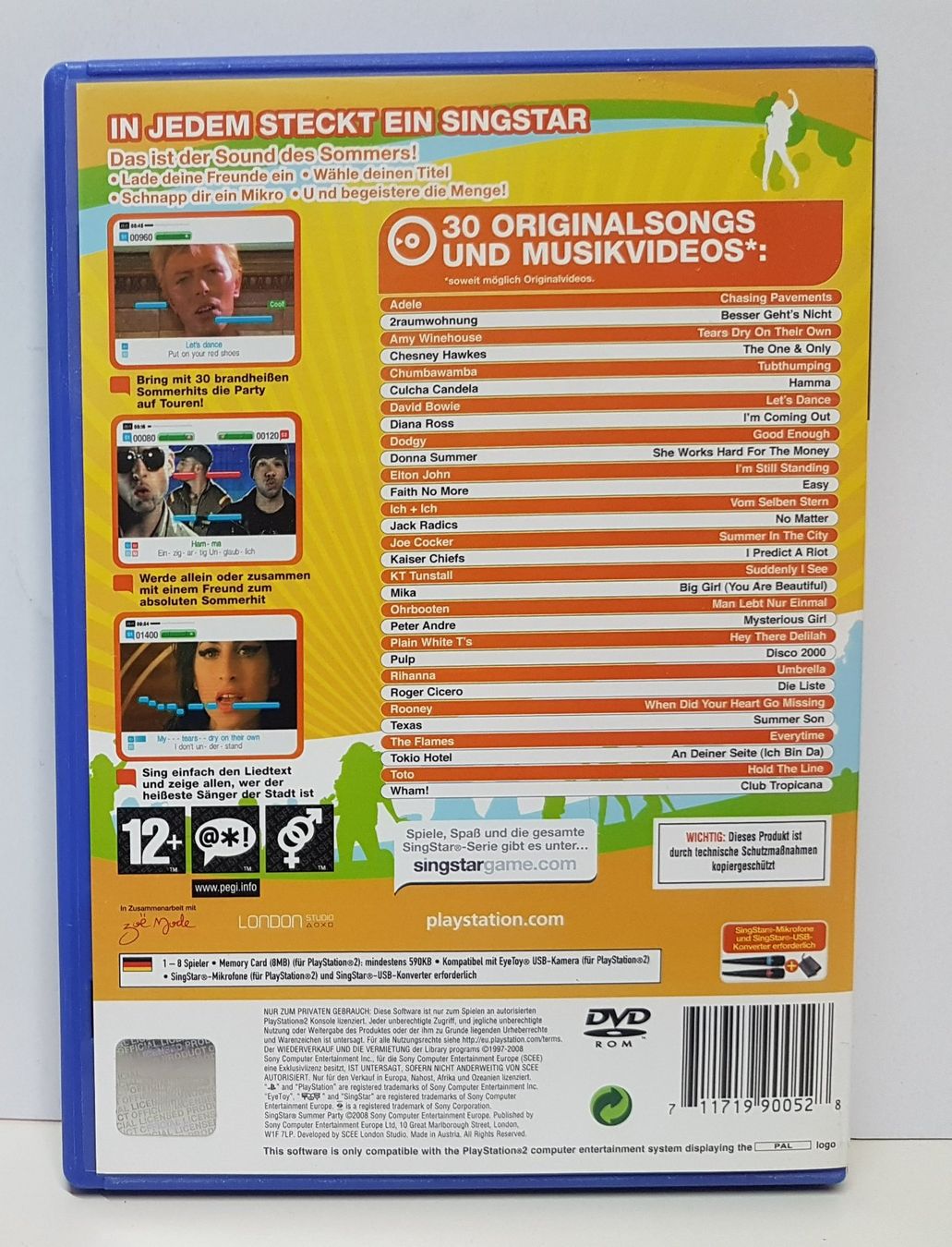 Sony Giochi: 😎SingStar Summer Party PS2 – Usato da Schüpfheim venduto da Games_Spielkonsolen 1