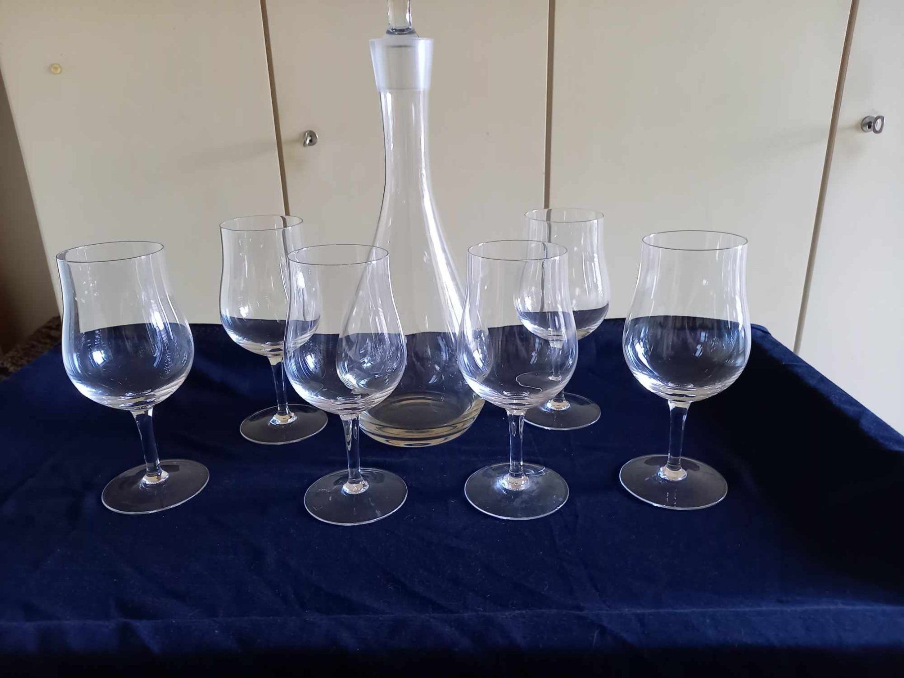 Caraffe: Edle Weinkaraffe mit 6 Gläsern – Nuovo (secondo la descrizione) da Möhlin venduto da Simba4871 4
