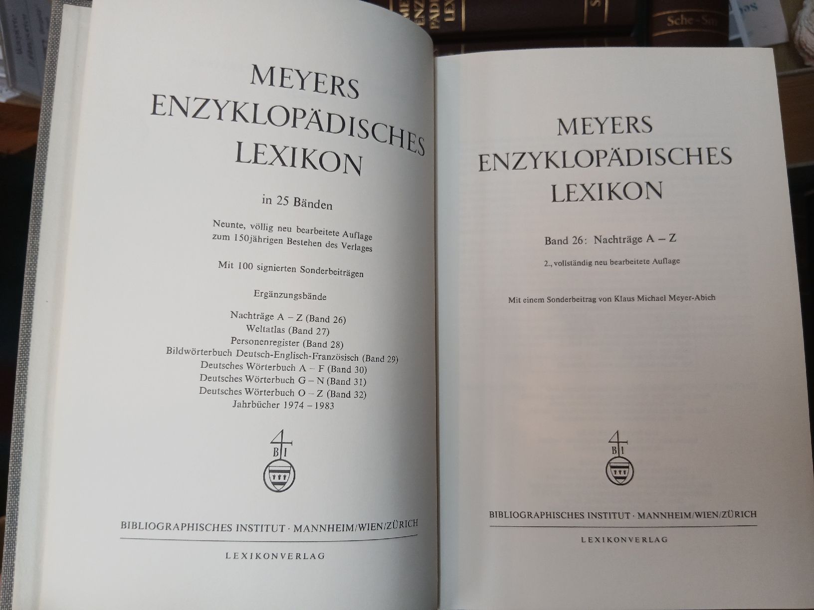 Libri: Meyers Enzyklo-Pädisches Lexikon – Nuovo (secondo la descrizione) da Adligenswil venduto da karinma 7