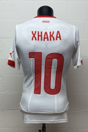Schweiz 2024 – Granit Xhaka #10 Match-Issued Trikot vs. USA