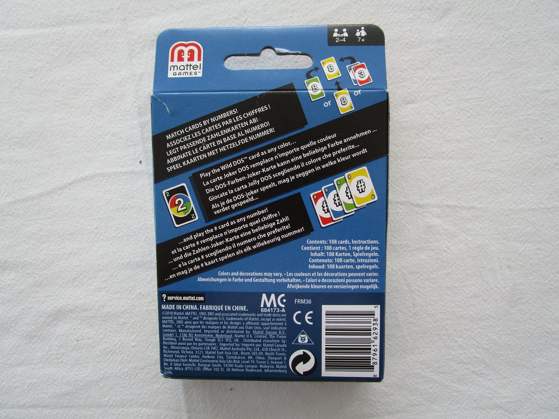 Mattel Jeux: DOS / Uno – Neuf avec emballage d'origine à Grenchen par Uhus15 1