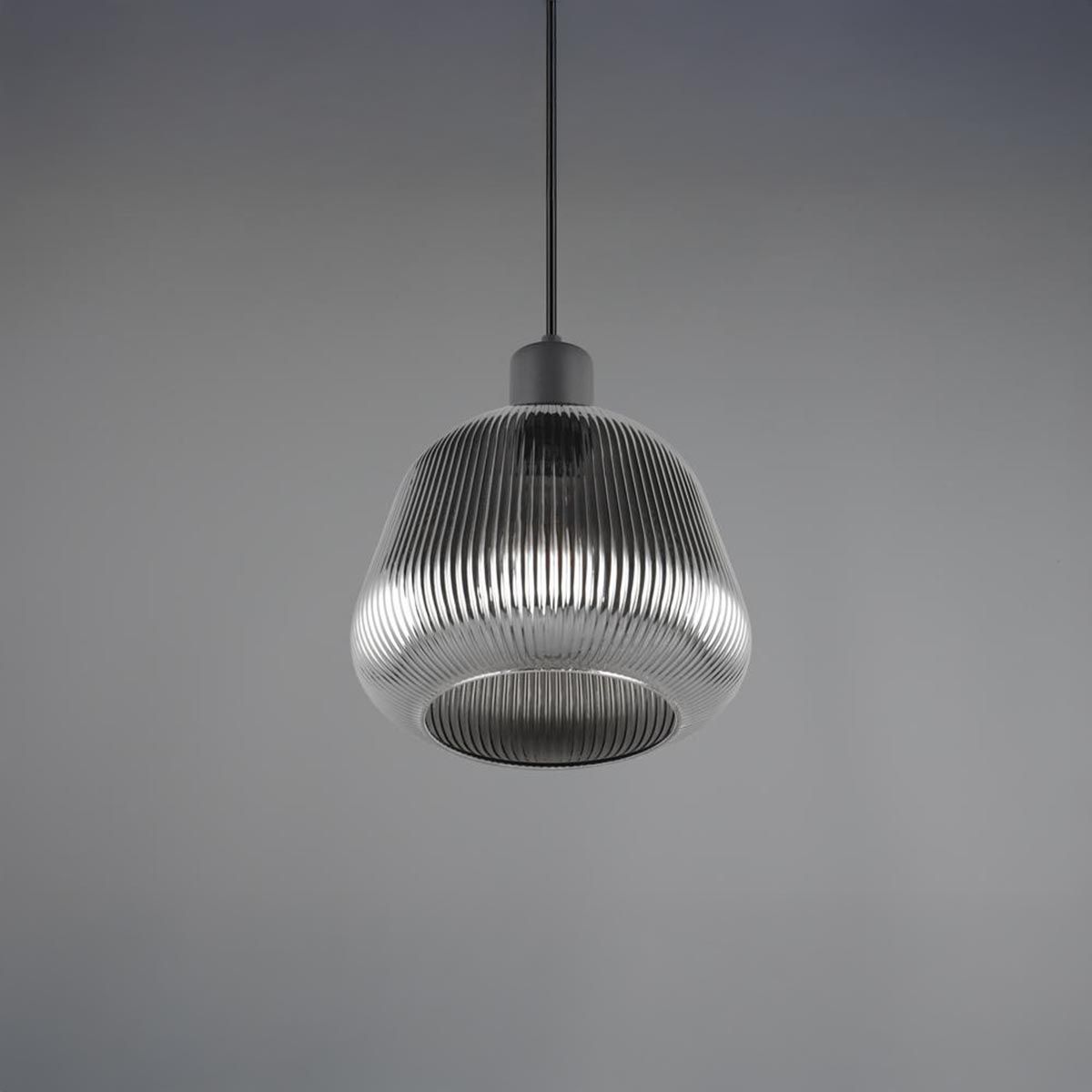 Kronleuchter & Deckenlampen: Pendelleuchte, Glas, Chrom, 22 cm Ø – Neu (gemäss Beschreibung) aus Kreuzlingen von Smart-Light 4
