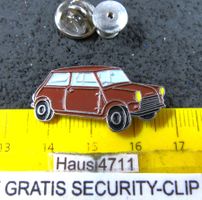 AUSTIN MORRIS MINI COOPR AUTO PIN MIT SECURITY-CLIP GEPRÄGT