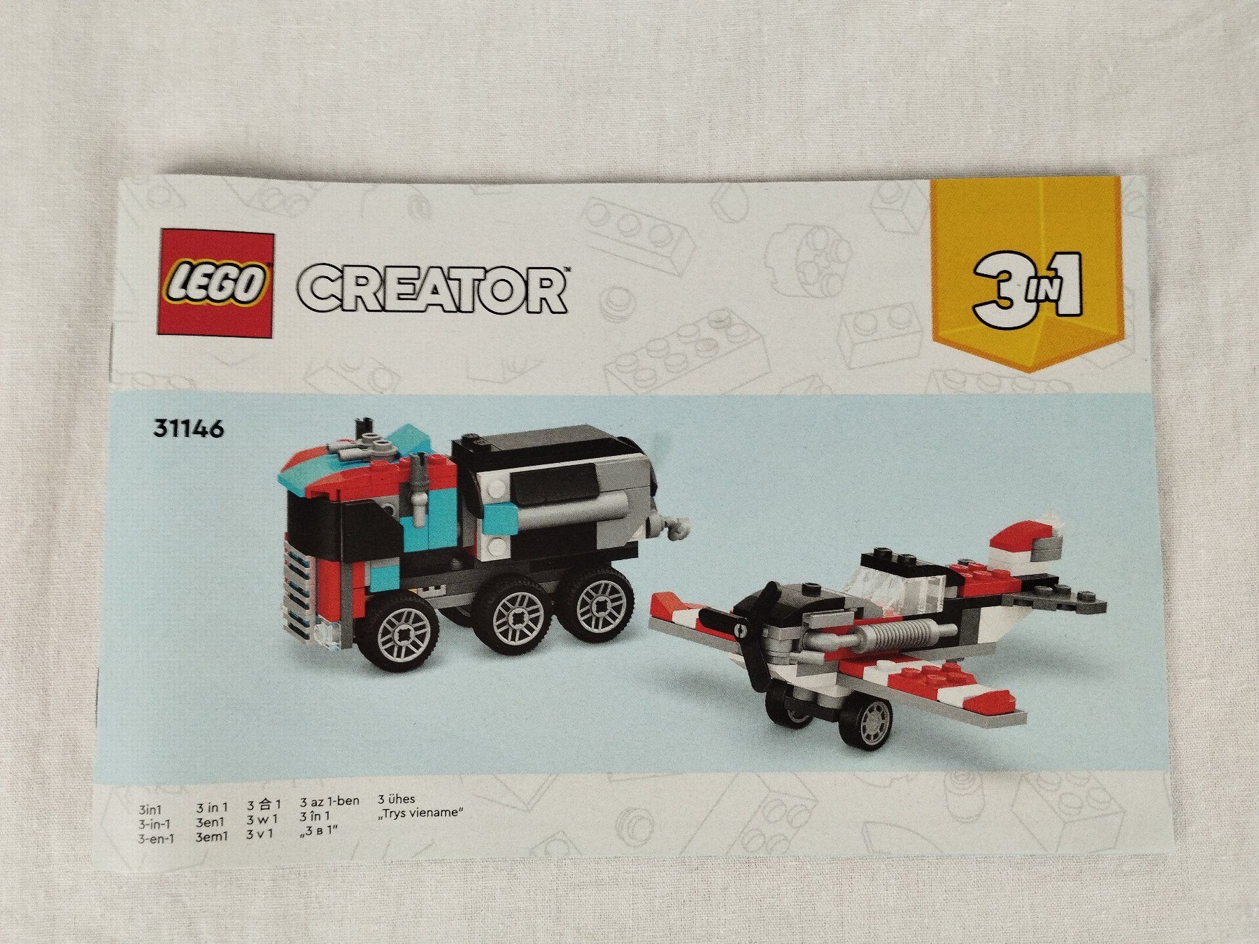 Lego Jeux de construction: LEGO Creator 31146 Tieflader mit Hubschrauber – D'occasion à Schübelbach par Restwert_Schubelbach 4