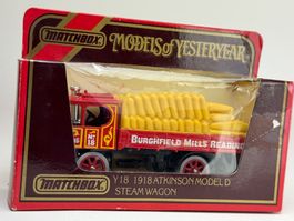 CH- Matchbox 1918 Atkinson Modell D Steam Wagon Burghfield