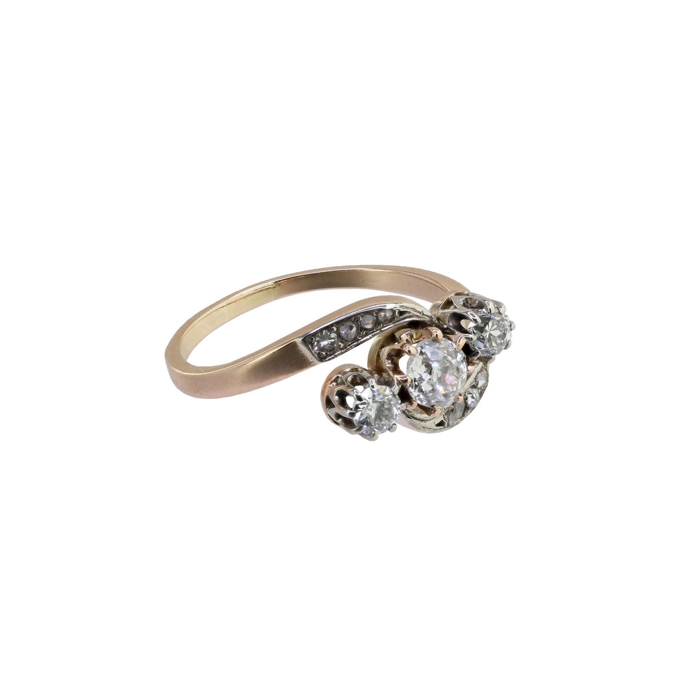 Anelli: Diamond Croisé Ring – Usato da Zürich venduto da Vintage-Jewellery 2