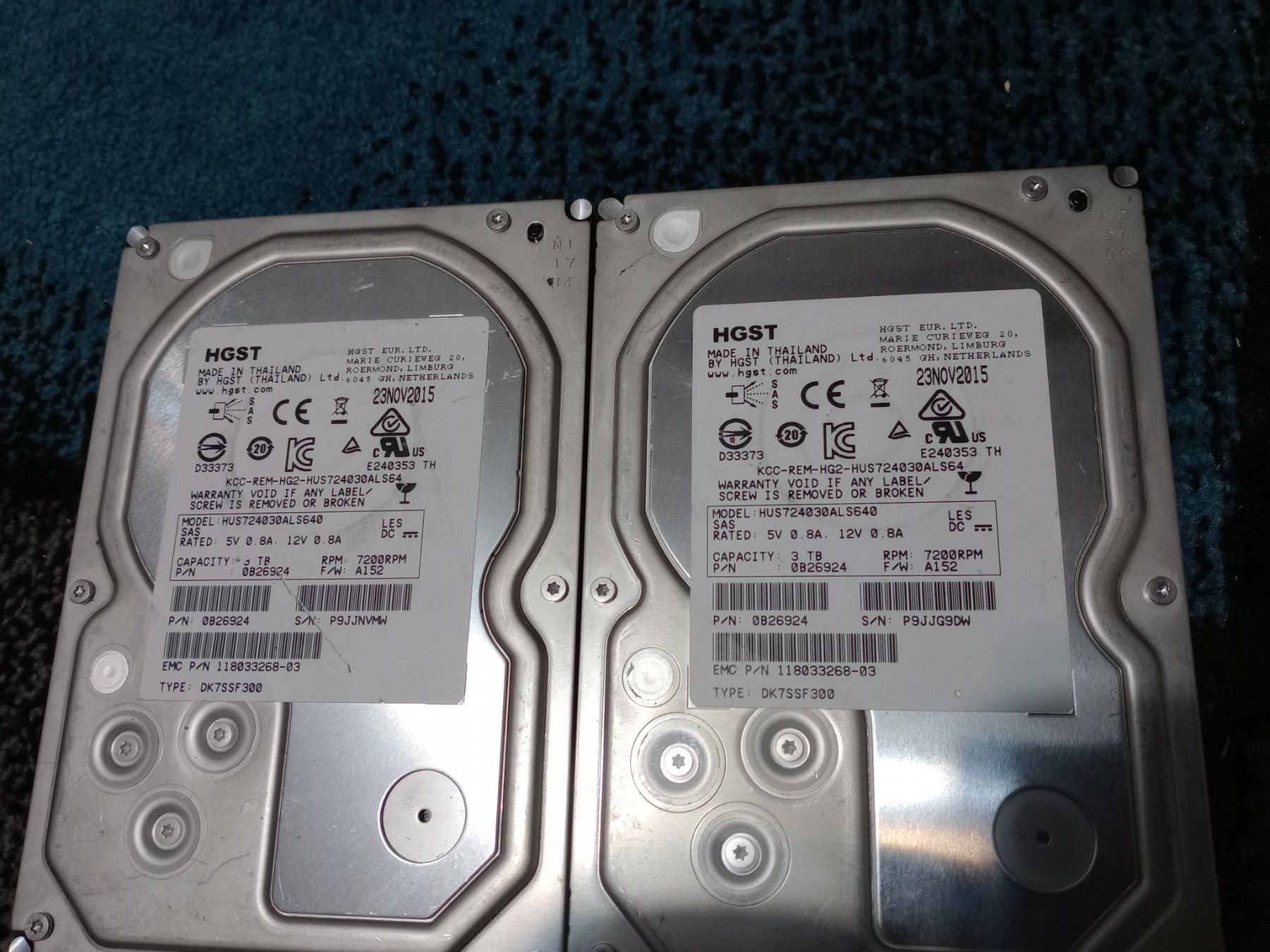 Dischi rigidi: 4x 3TB SAS Festplatten – Usato da Bürglen TG venduto da Ryzen717 1