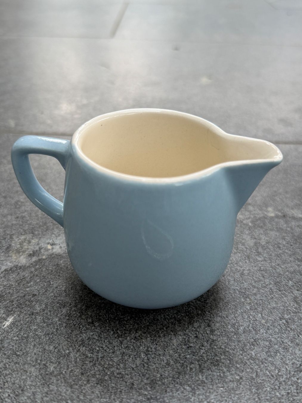 Melitta Teekannen: Vintage hellblau Melitta Milchkännlein 1-17, Mid Century – Gebraucht aus Otelfingen von Markthalle_C 1