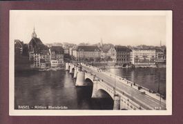 BASEL - Mittlere Rheinbrücke