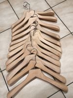 12x Holz-Kleiderbügel von Slowear, Naturholz,