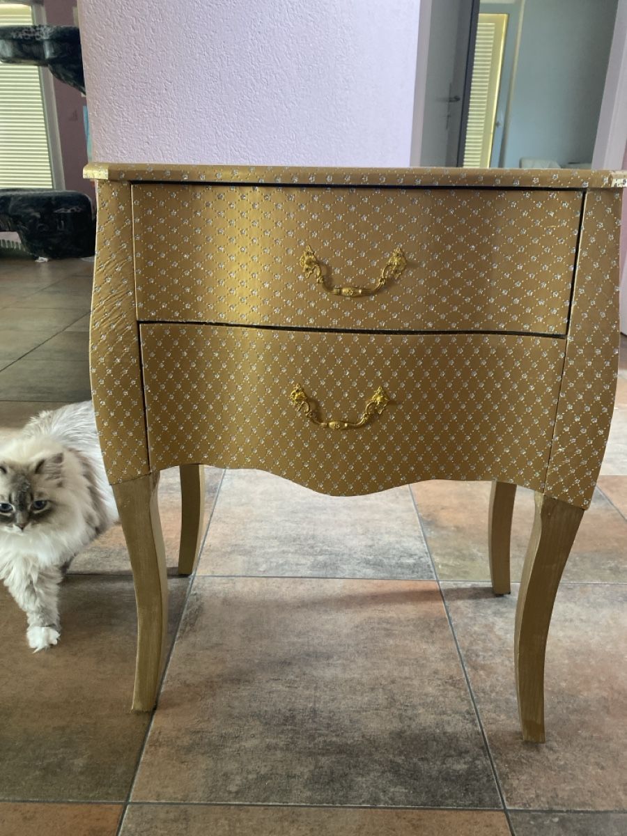 Commodes: KingsChair Möbeli Gold mit Strass – Neuf (Voir description) à Wolfwil par ISAsShop