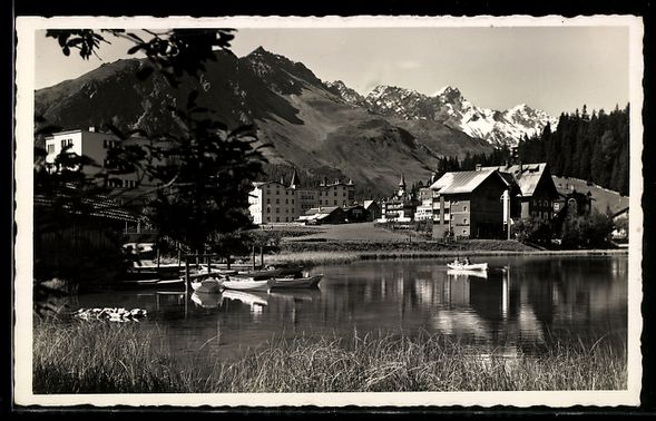 Cartoline postali: AK Arosa, Am Obersee – Usato da Berlin venduto da bartko-reher