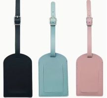 3X Gepäckanhänger Koffer Anhänger Kunstleder