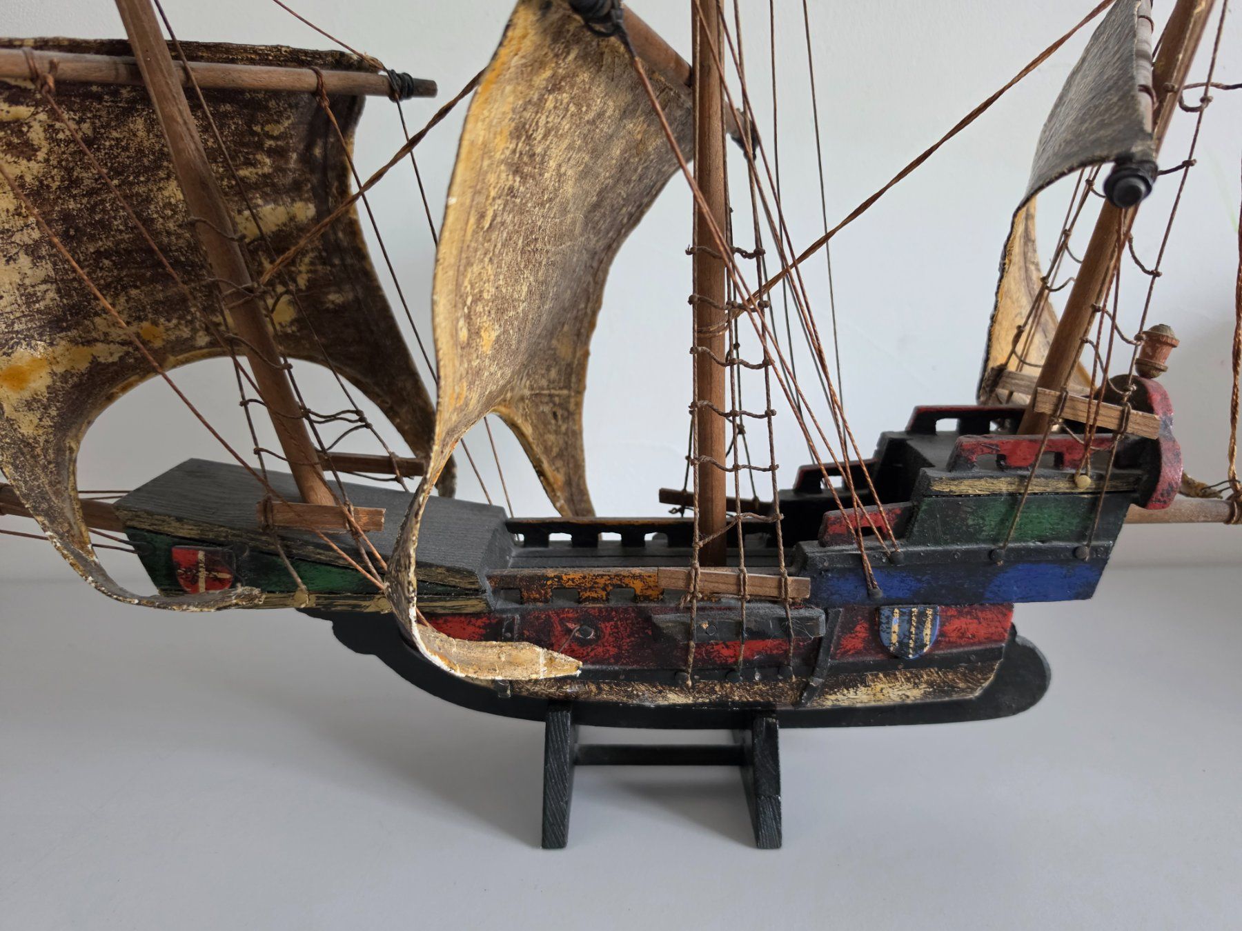Kit di modellismo & Modellini statici: Modellschiff Karacke Holz - 3-Master Segelschiff - Vintage – Usato da Birr venduto da DisDas 1