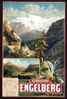 Blechschild-STANSSTAD ENGELBERG BAHN
