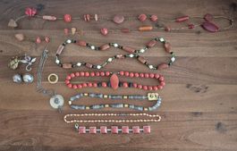 Schmuck Set 5 Halsketten sowie Silberschmuck