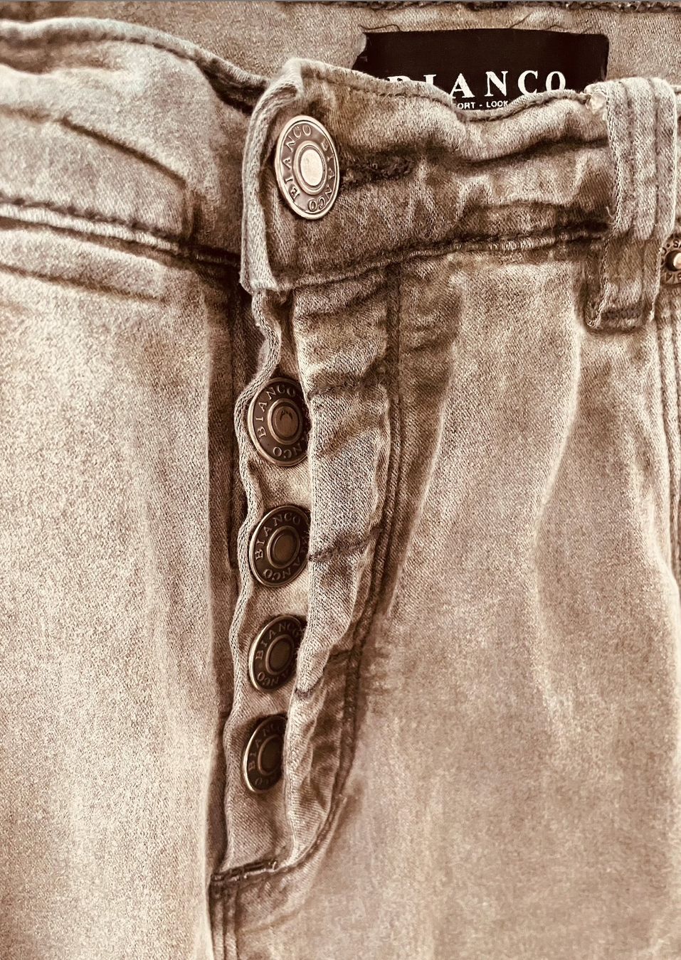 Nile Jeans: Pantalon-jeans BIANCO, taille 40 – Usato da Sugnens venduto da 555madison 1