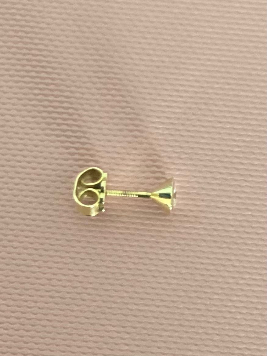 Boucles d'oreille: Herren oder Damen Ohrstecker 18K, zum Schrauben – D'occasion à Eggersriet par Menara 1