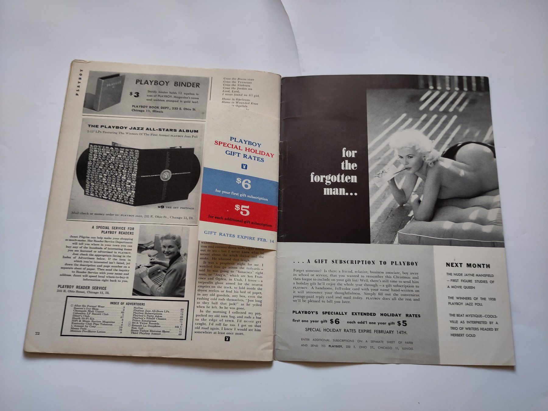 Revues & Magazines: Playboy Magazin Dezember 1957 – D'occasion à Schaffhausen par RolfMeister 8