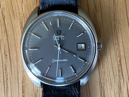 Vintage Omega Seamaster Quartz, Graues Zifferblatt 70er