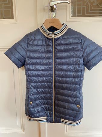 Herno-Daunenjacke Kinder, blau, 12 Jahre
