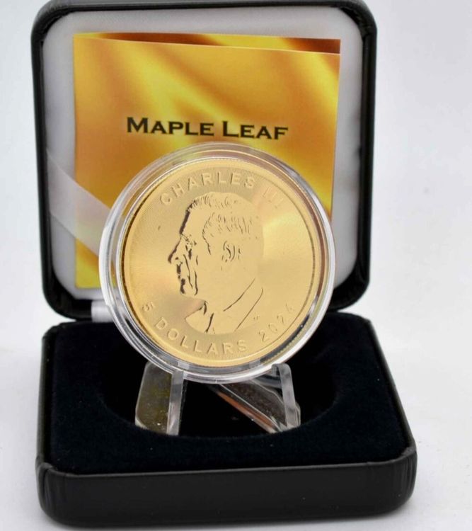 1 oz Silber Maple Leaf 2024 Space Gold Edition Kaufen auf Ricardo