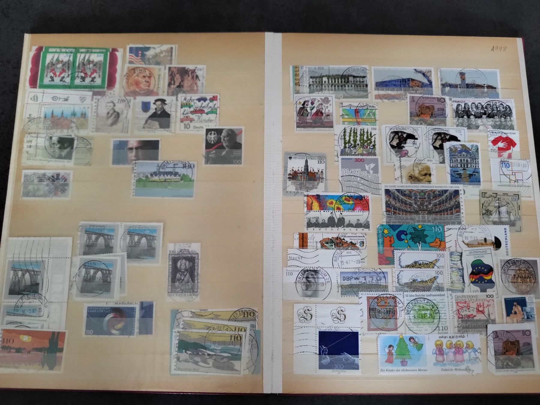 Alle Briefmarken: Sammlung Album - Deutschland – Gebraucht aus Rümlang von Turrin 5