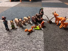 Set Spielfiguren Waldtiere mit Pettersson & Findus